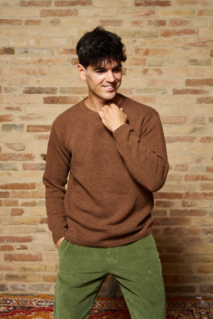 Merz B. Schwanen Good basic relaxed crew neck sweater - All the products | M11 Shop
