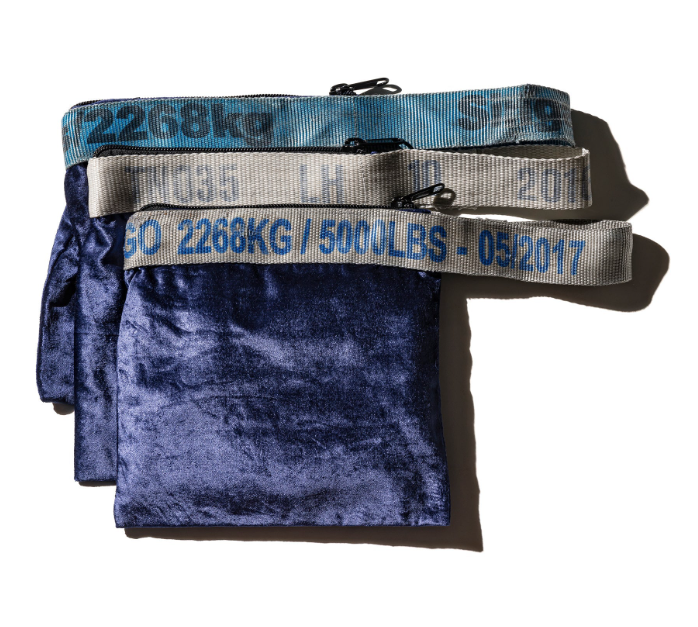 Borsa a mano in velluto Puebco - Borse e Pelletteria | M11 Shop