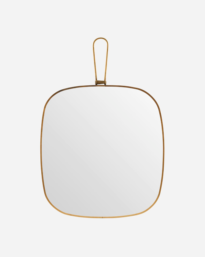 Specchio Con Cornice In Ottone Meraki - Oggetti per la Casa | M11 Shop