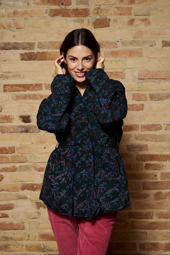 Melanie N* 106 Sissel Edelbo Quilted Silk Jacket - Women's Jackets | M11 Shop