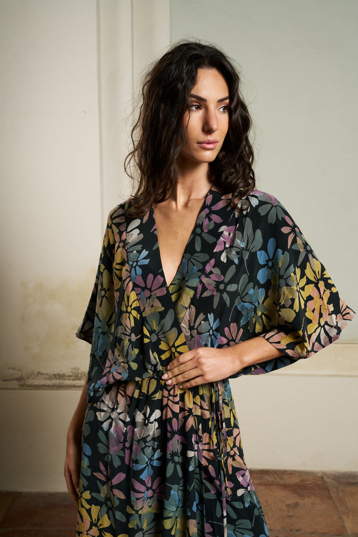 Brenda Sissel Edelbo Silk Wrap Dress - Women's Dresses and Clothing | M11 Shop