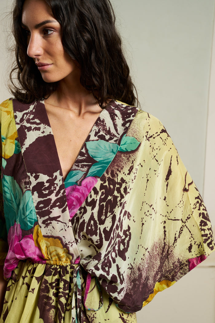 Brenda Sissel Edelbo Silk Wrap Dress - Women's Dresses and Clothing | M11 Shop