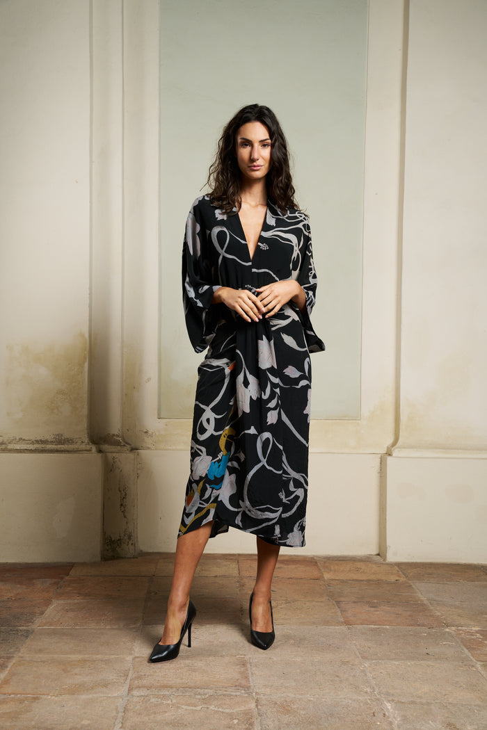 Juno Sissel Edelbo Silk Dress - Women's Dresses and Clothing | M11 Shop