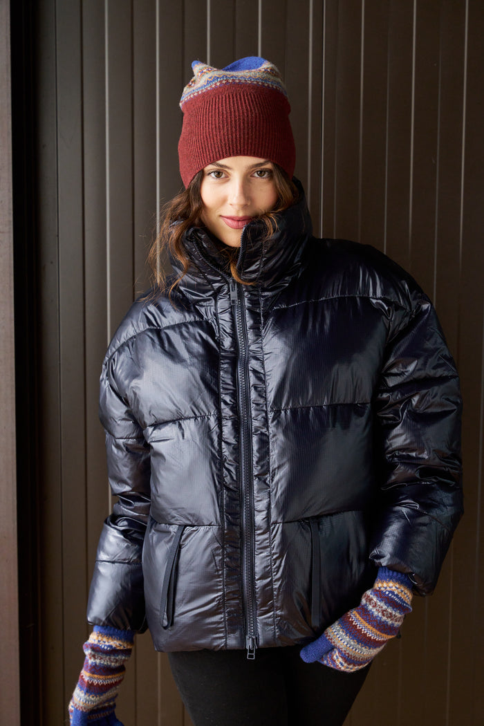 Cappello con risvolto alpino in lana Merino Eribé - Berretti | M11 Shop
