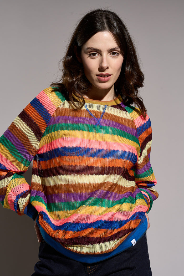 Limited Edition Multicolor Striped Sweatshirt M11Shop - ALL | M11 Shop