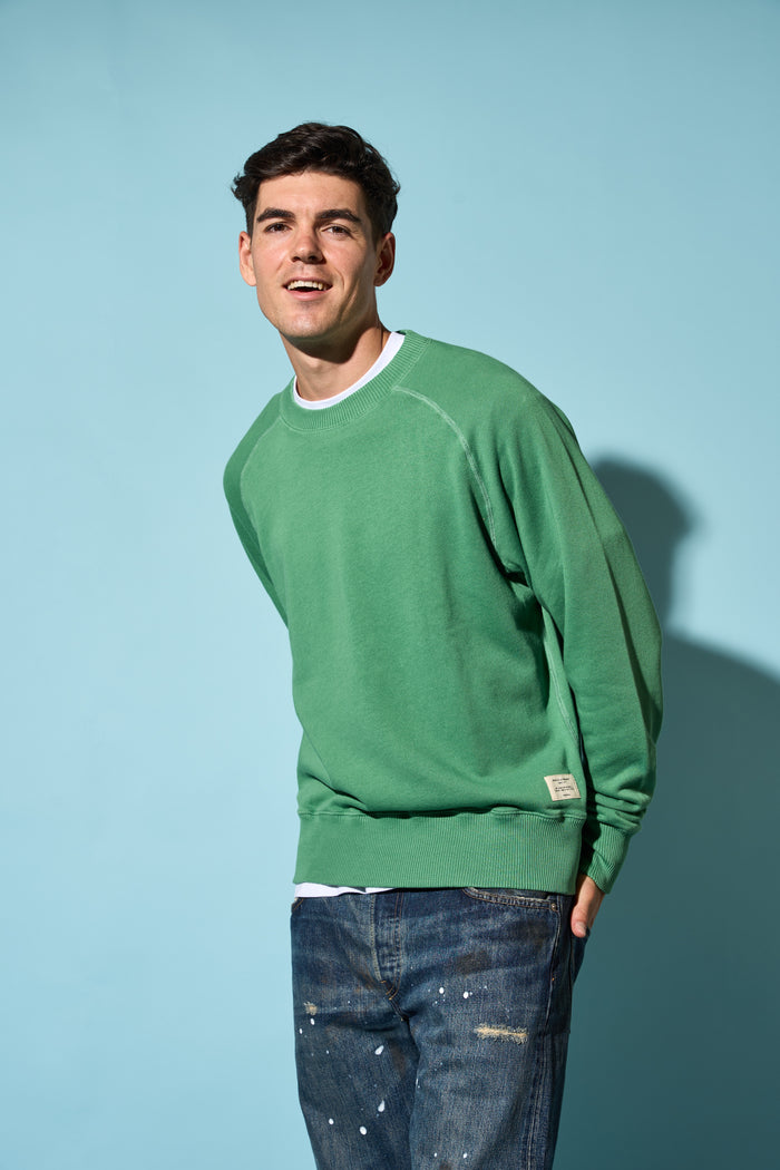 100% organic cotton sweatshirt Good Basic Merz b. Schwanen | M11 Shop