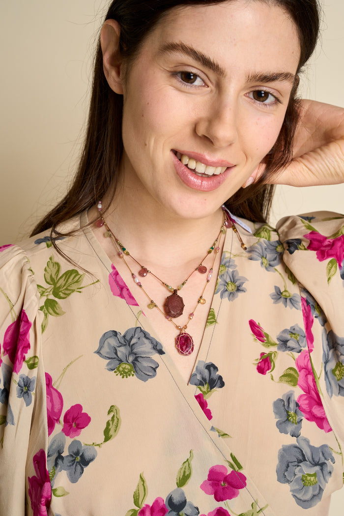 Sophia Ilyoucha semiprecious stone necklace - ALL | M11 Shop