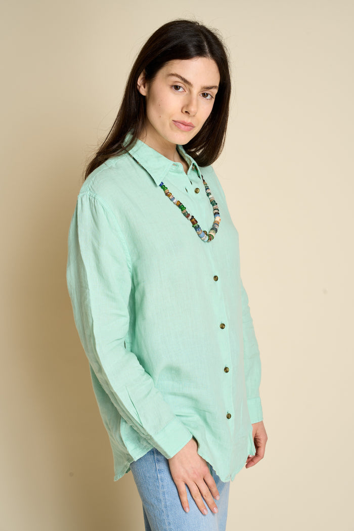 Camicia in lino Boyfriend Superdry - Nuovi arrivi | M11 Shop