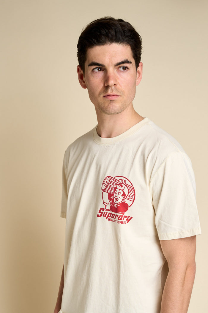 T-shirt in cotone B-movie Superdry - Nuovi arrivi | M11 Shop