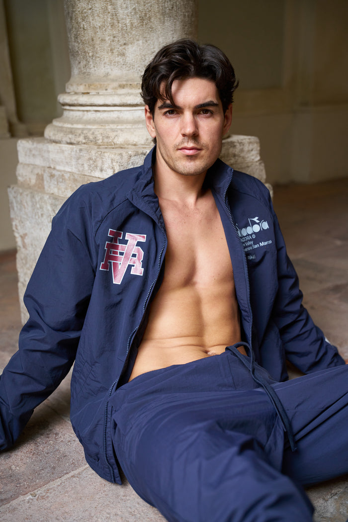 Track Jacket Run Valley Diadora - Men's Sweatshirts | M11 Shop