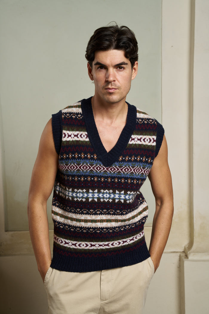 Gilet maglia Fantasia Jaquard In The Box - Maglieria Uomo | M11 Shop