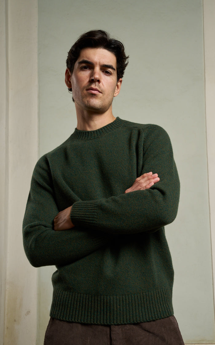 Maglione girocollo 100% lana Masq - Maglieria Uomo | M11 Shop
