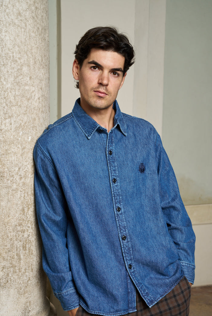 Camicia jeans Sebastian LS Edwin - Men's Clothing | M11 Shop