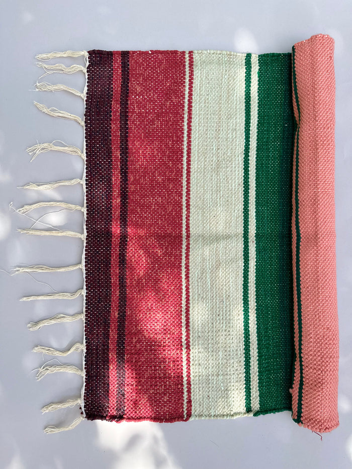 Tappeto multicolore in cotone Puebco - Tappeti e Cuscini | M11 Shop