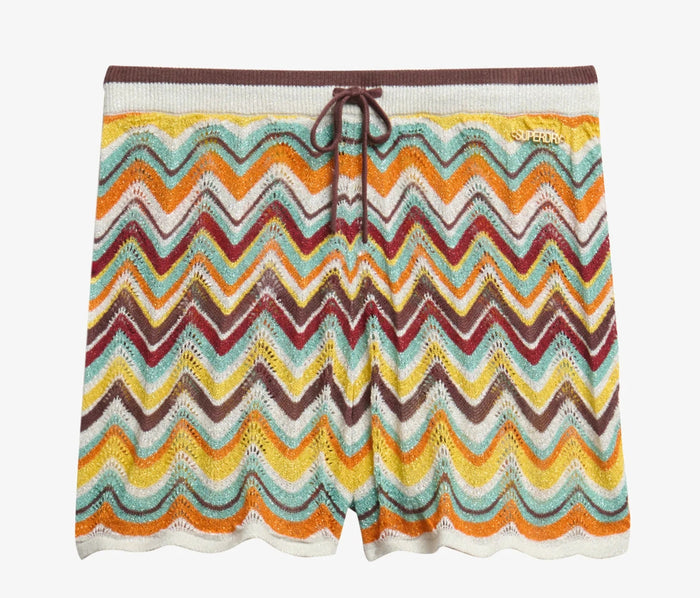 Short in maglia Zig Zag Superdry - Pantaloni Donna | M11 Shop