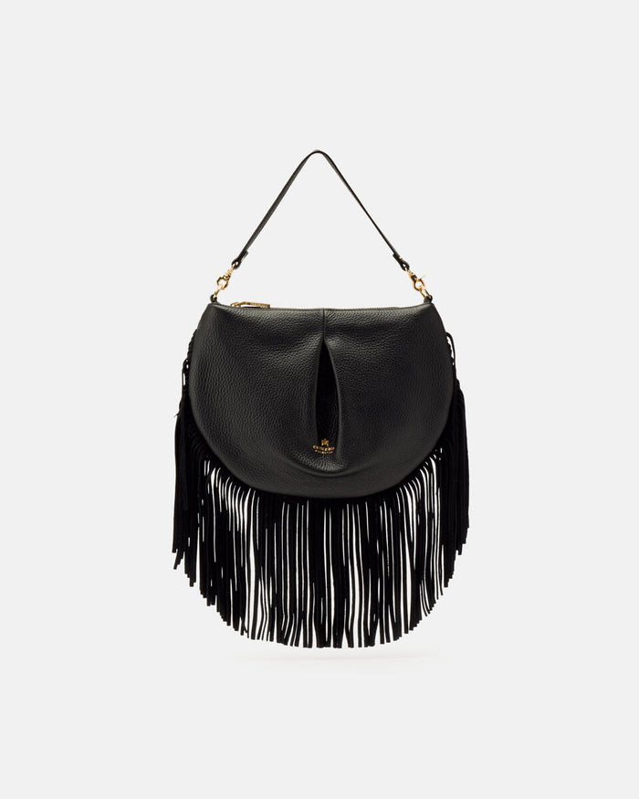 Emma mini folk con frange Cuoieria Fiorentina - FW 25/26 | M11 Shop