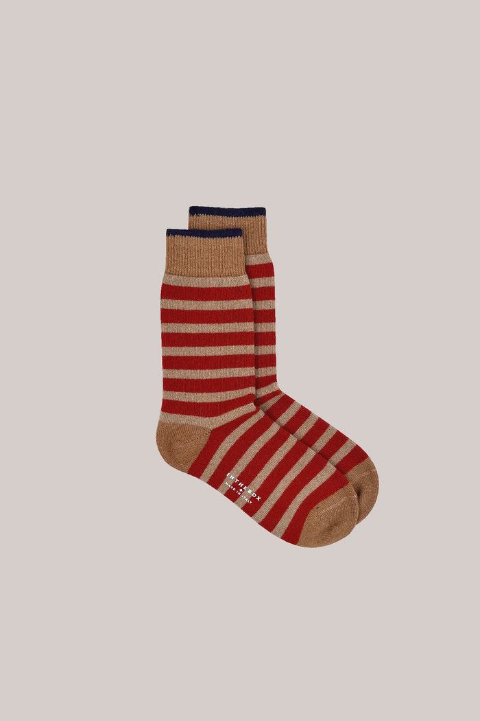 Calze da donna a righe in cashmire In The Box - FW 25/26 | M11 Shop