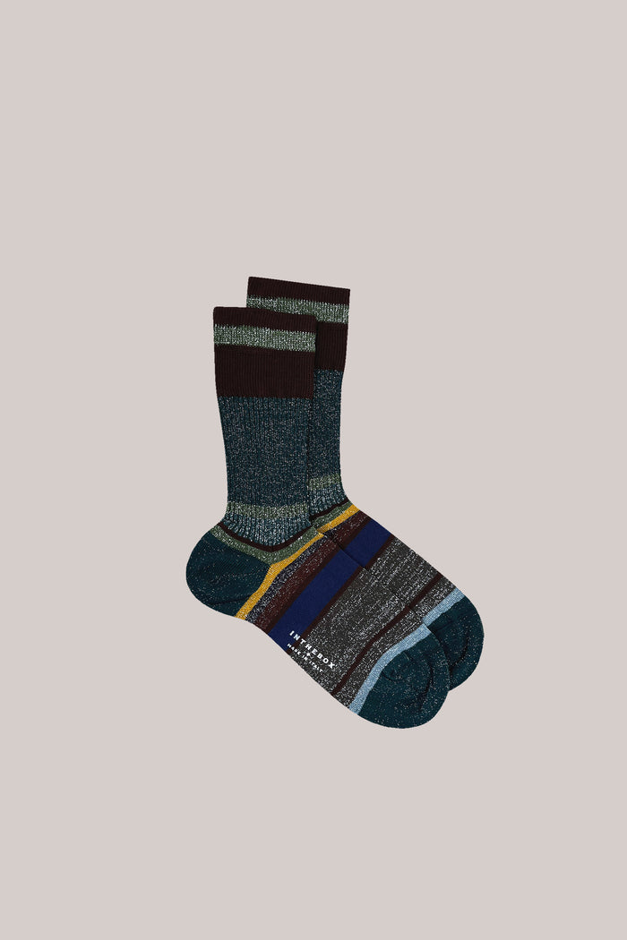 Calze da donna a righe Stardust In The Box - FW 25/26 | M11 Shop