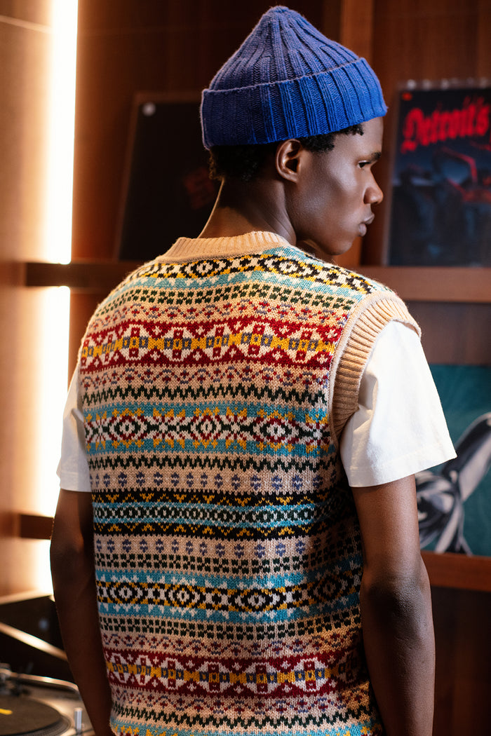 Gilet maglia Fantasia Jaquard In The Box - FW 25/26 | M11 Shop