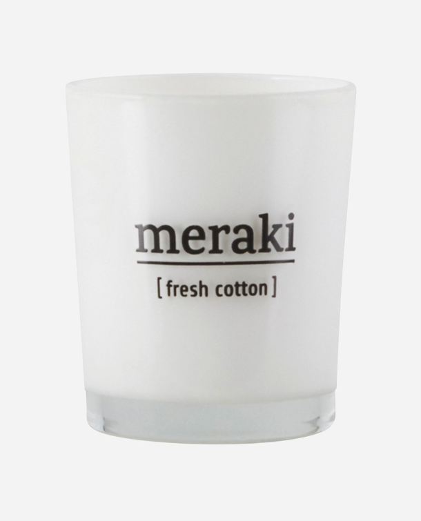 Candela profumata Fresh Cotton Meraki - Candele e Diffusori | M11 Shop