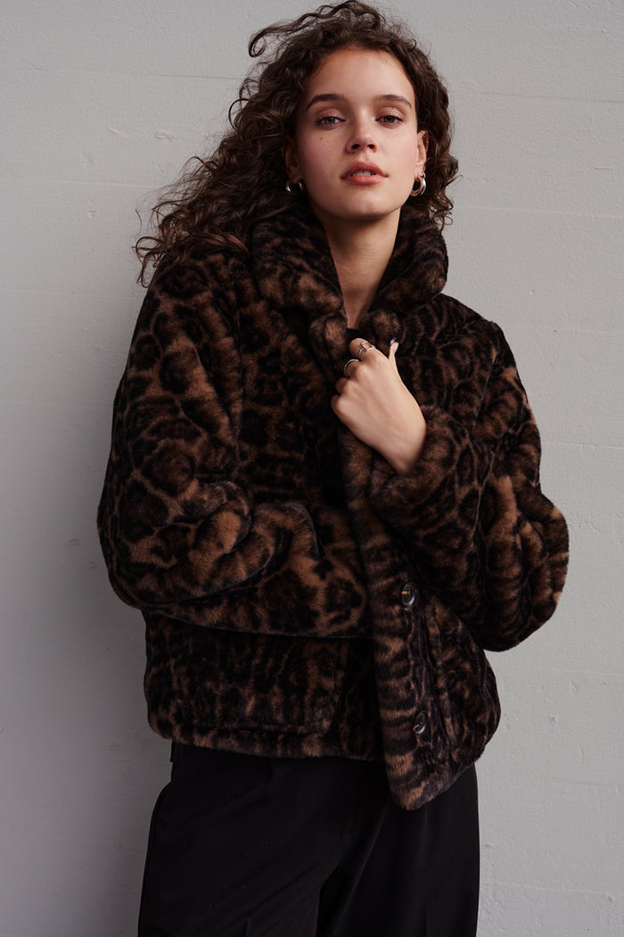 Giacca soffice in pelliccia sintetica Princess goes Hollywood - Giacche Donna | M11 Shop