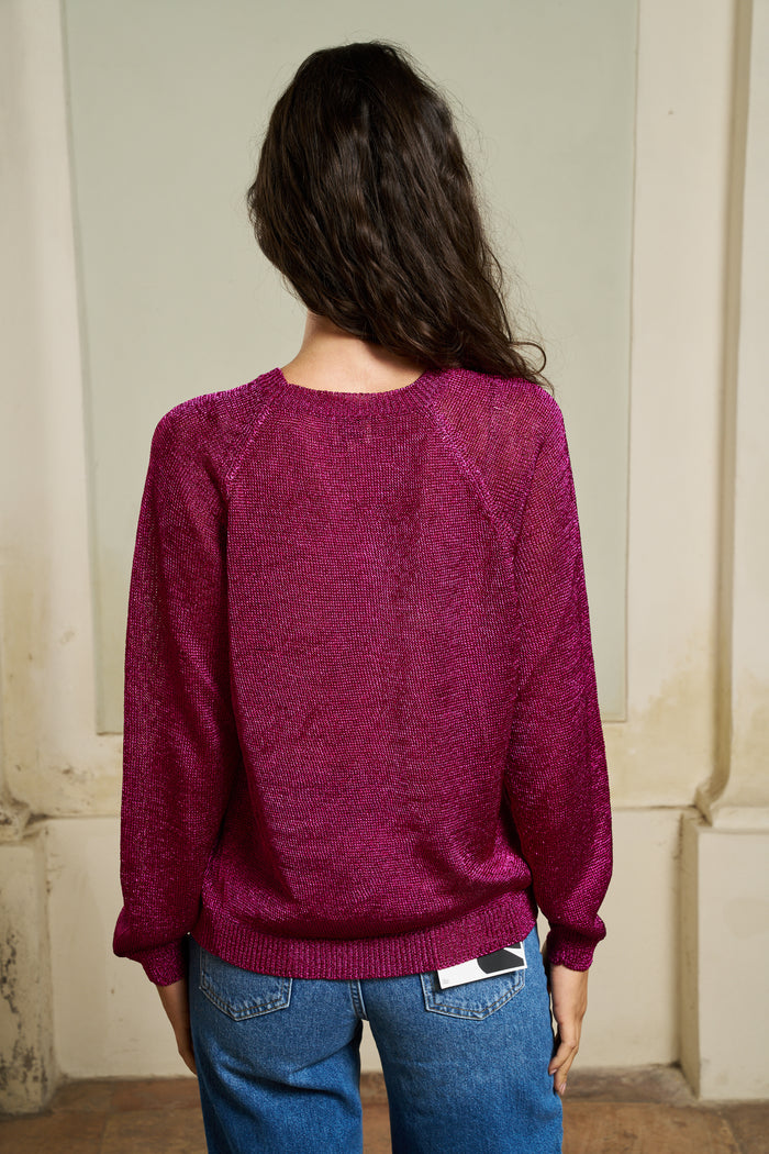 Romy Wild Lurex Sweater | M11 Shop