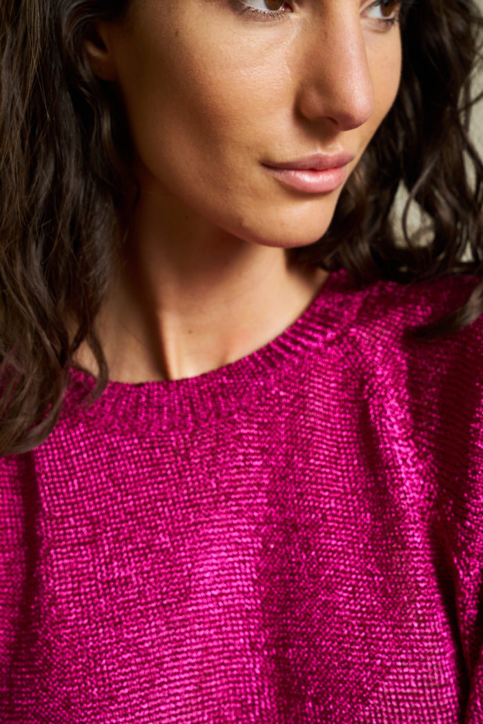 Romy Wild Lurex Sweater | M11 Shop