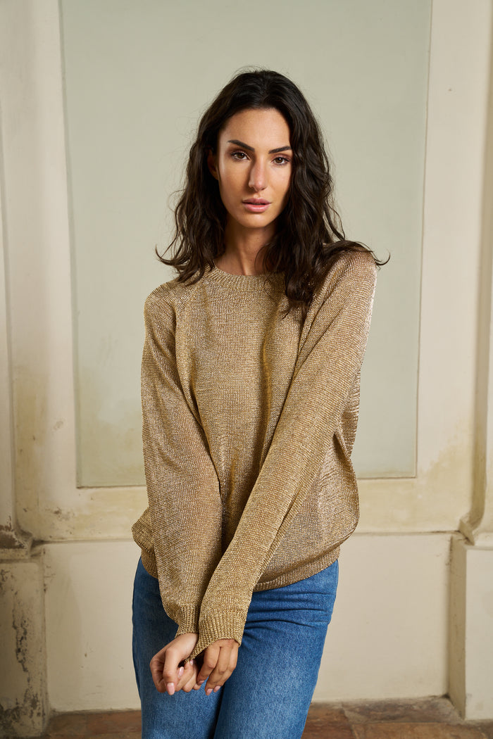 Romy Wild Lurex Sweater | M11 Shop