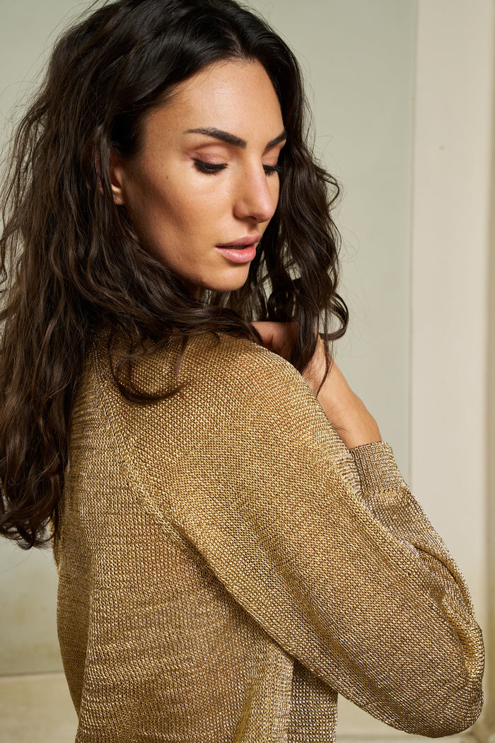 Romy Wild Lurex Sweater - Women's Clothing | M11 Shop