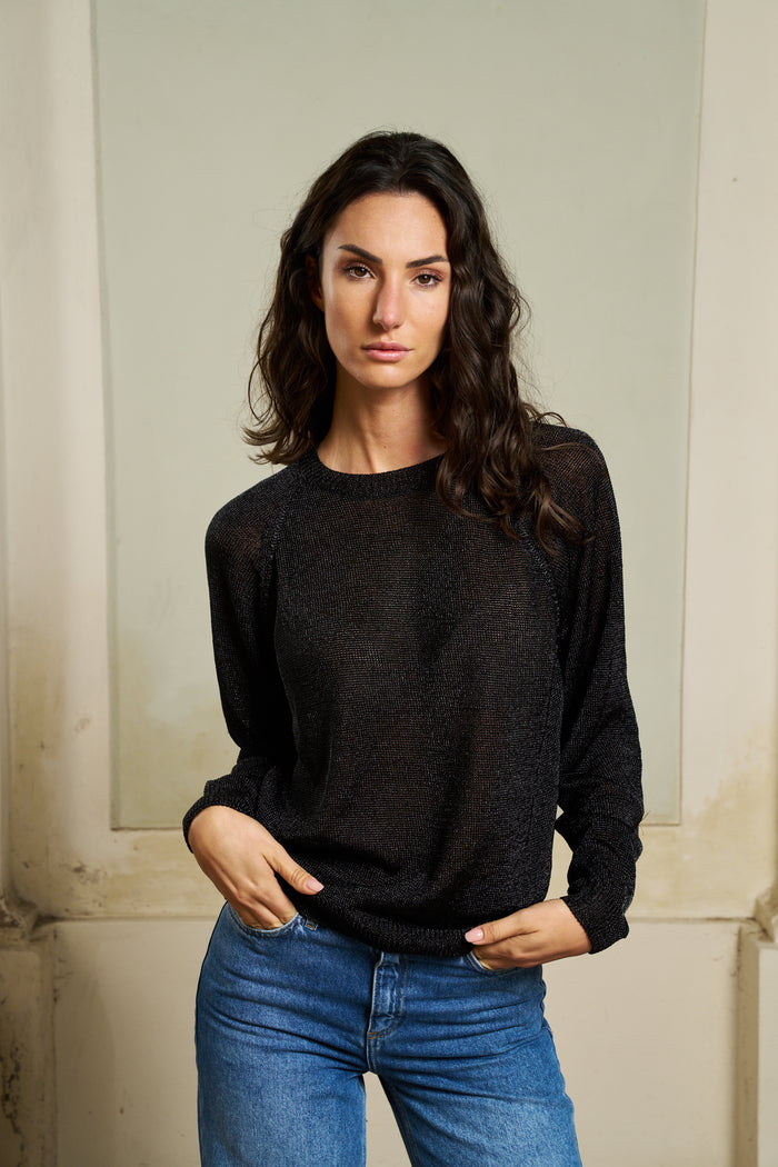 Romy Wild Lurex Sweater | M11 Shop