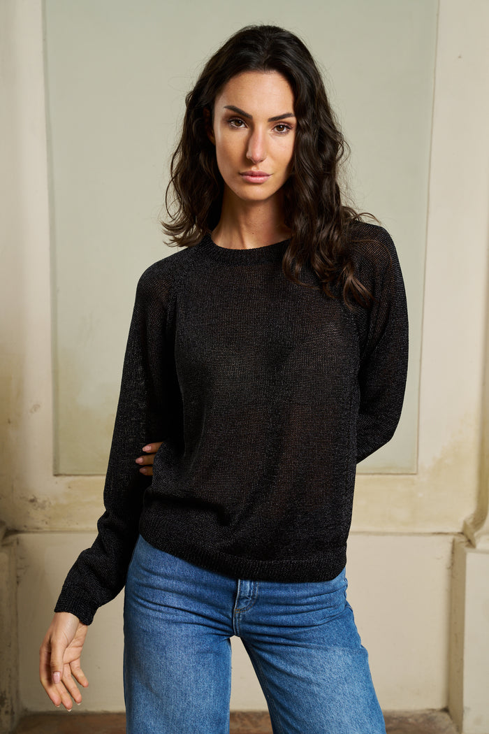 Romy Wild Lurex Sweater | M11 Shop