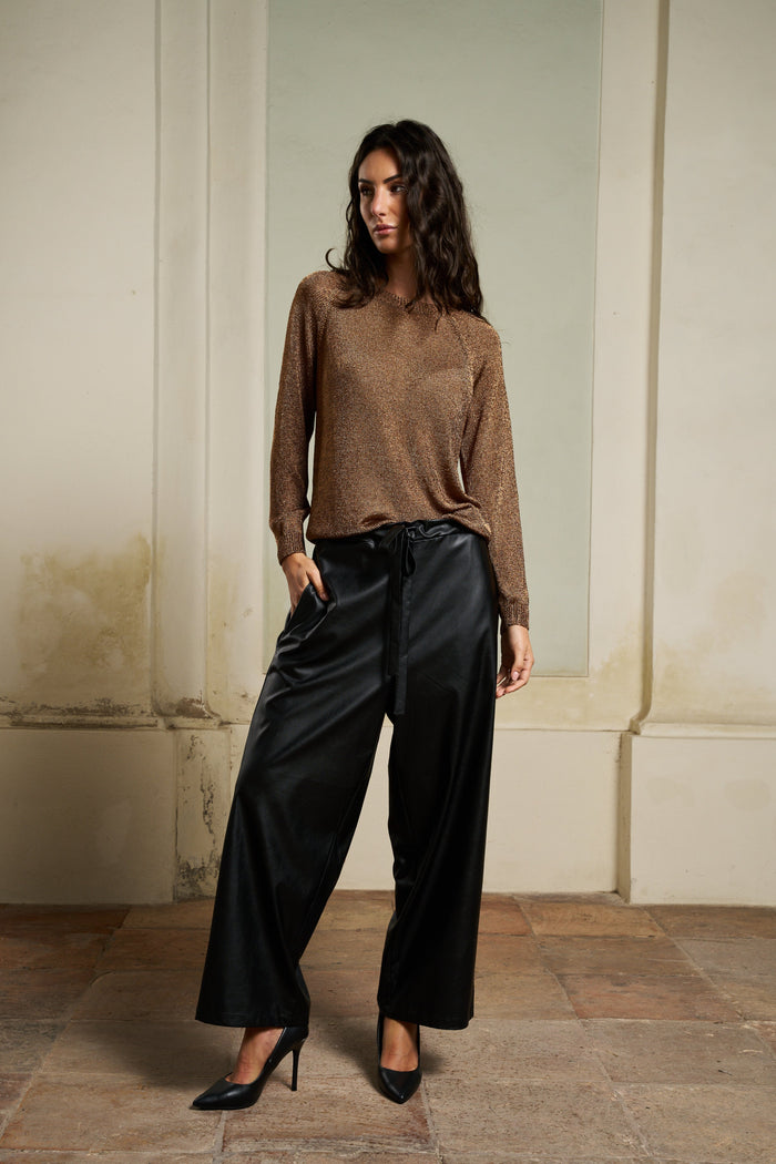 Limited Edition Faux Leather Trousers M11Shop - Women's Pants | M11 Shop