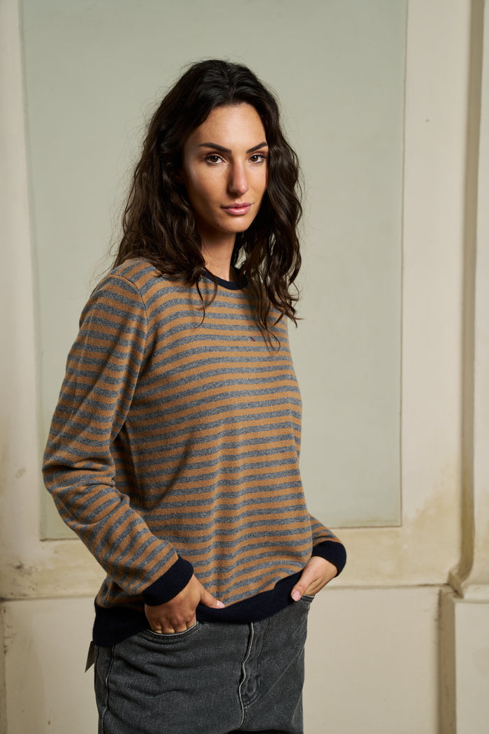 In The Box Striped Sweater - Women's Knitwear | M11 Shop