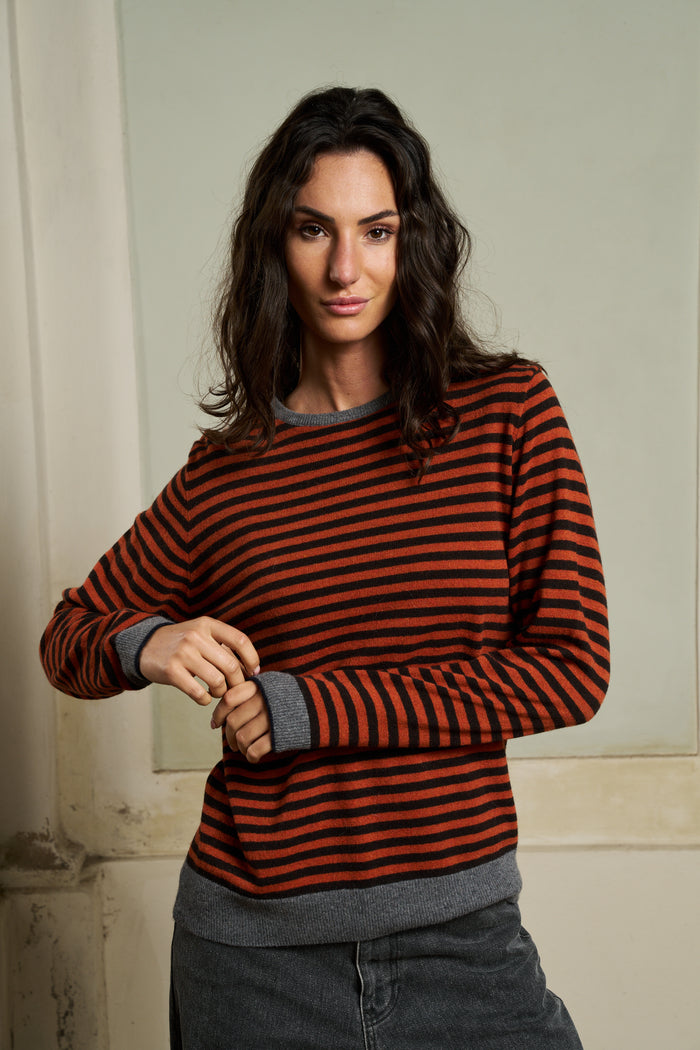 In The Box Striped Sweater - Women's Knitwear | M11 Shop