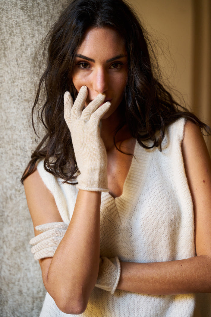 Guanti 100% cashmere Palme - Gloves | M11 Shop