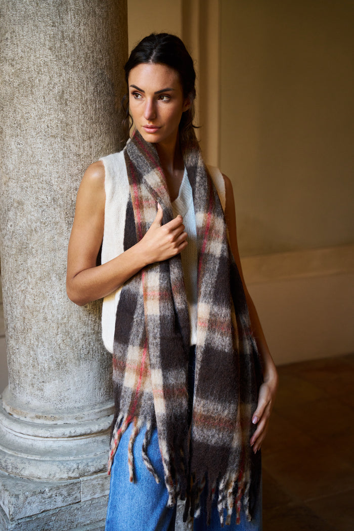 Sciarpa con frange Palme - Scarves | M11 Shop