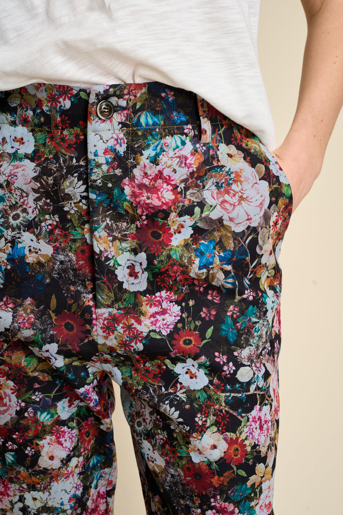 Flower Jeans limited edition M11Shop - Pantaloni Donna | M11 Shop
