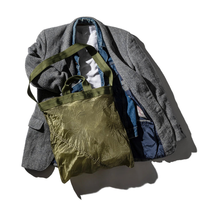 Borsa vintage parachute color oliva Puebco - Borse e Pelletteria | M11 Shop