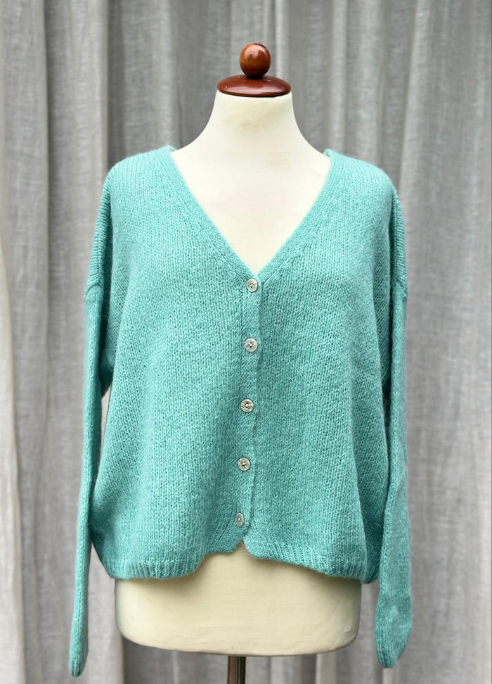 Cardigan Melinda corto con bottoni Colorine - little colors | M11 Shop