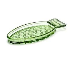 Piatto a forma di pesce verde trasparente Serax - Accessori per la Casa | M11 Shop