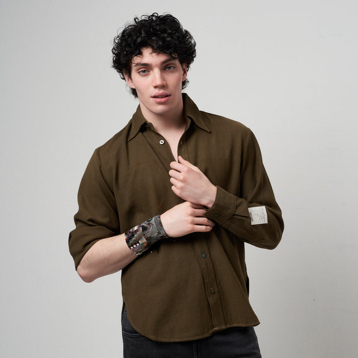 Camicia da lavoro senza tasche Puebco - Camicie Uomo | M11 Shop