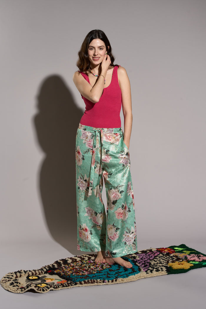 Pantaloni in seta jacquard lurex edizione limitata M11Shop | M11 Shop