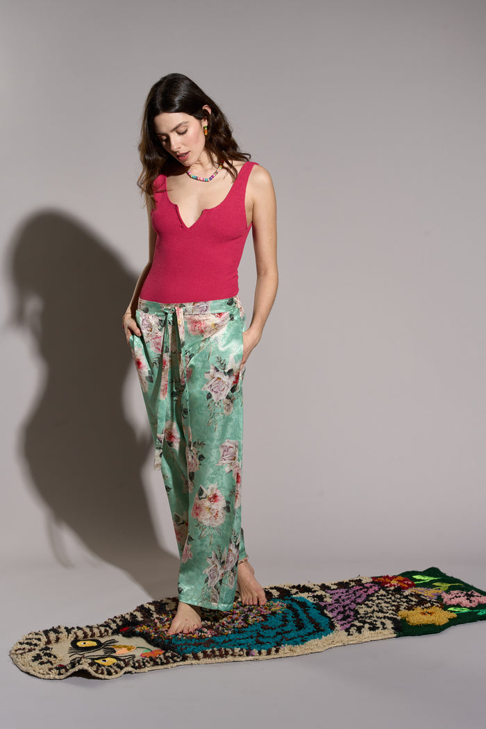 Pantaloni in seta jacquard lurex edizione limitata M11Shop | M11 Shop