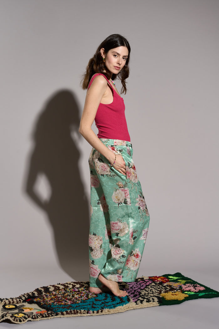 Pantaloni in seta jacquard lurex edizione limitata M11Shop | M11 Shop