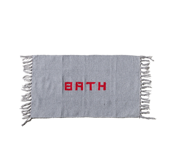 Tappeto Bath realizzato a mano con filato reciclato Puebco | M11 Shop