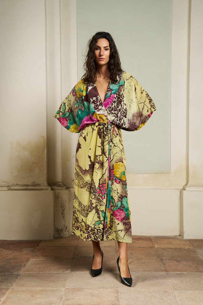 Abito wrap in seta Brenda Sissel Edelbo | M11 Shop