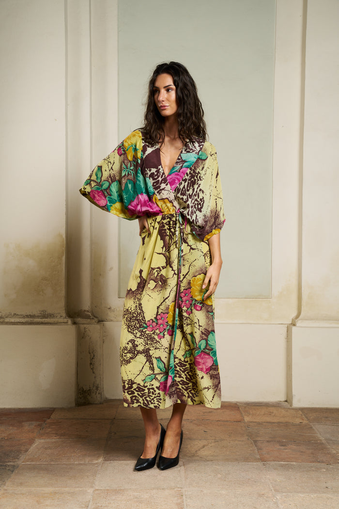 Abito wrap in seta Brenda Sissel Edelbo | M11 Shop