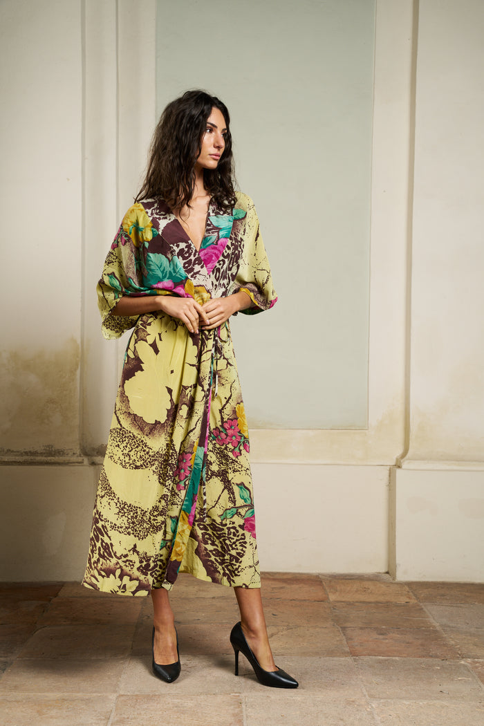 Abito wrap in seta Brenda Sissel Edelbo | M11 Shop