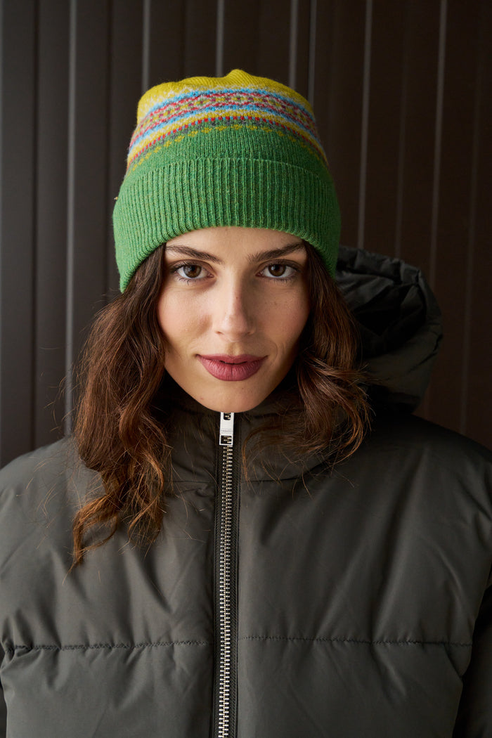 Cappello con risvolto alpino in lana Merino Eribé | M11 Shop