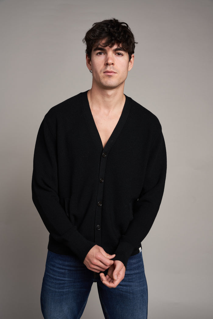 Cardigan da uomo Good Basics Merz b. Schwanen | M11 Shop